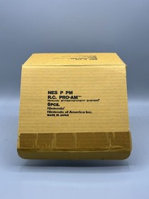 R.C. Pro-Am Nintendo NES x6 EMPTY Case Pack Box Authentic Opened