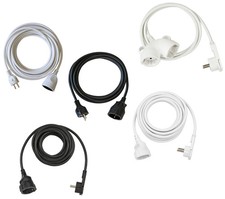 Verlängerungskabel Schukostecker Flachstecke...