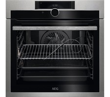 Image of AEG BPE948730M Single Oven Built in Pyrolytic in Stainless Steel