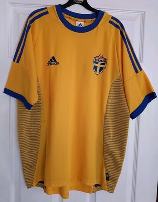 Schwedisches Fußball Trikot Vintage Retro Adidas Größe M