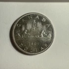 1963 Canadian Silver Dollar Coin 80% $1