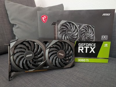 MSI GeForce RTX 3060 Ti Ventus 2x OC 8GB (OVP, sehr guter Zustand)