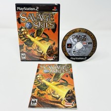 Savage Skies Sony PlayStation 2 PS2 Black Label Complete CIB Tested