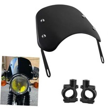 Motorcycle Windshield Universal Wind Deflector Windscreen Sports Visor Fit 5