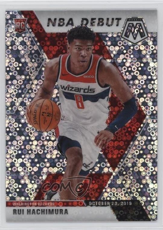 2019-20 Panini Mosaic NBA Debut Fast Break Silver Prizm Rui Hachimura #275 19b4