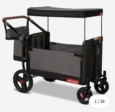 Radio Flyer Atlas Stroll N Wagon, Folding Wagon for 1 Years - Atlas Gray