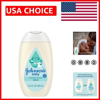 Pediatrician-Tested Johnson's Baby Comfort Touch 13.6 fl oz Lotion, Paraben-Free