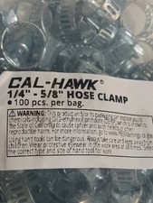 Hose Clamps 14-58 100 Pieces Hose Clamps 14-58 100 Pieces