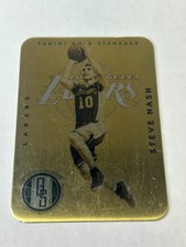 2012-13 Panini Gold Standard Steve Nash #18 Solid Gold Metal Card Lakers E1