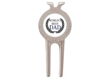 Rogue River Tactical World's Best Dad Golf Divot Tool Golf Ball Marker Gift f...