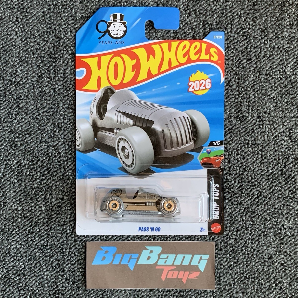 Hot Wheels PASS N GO Monopoly Anniversary #5 Mainline 2026 Case A