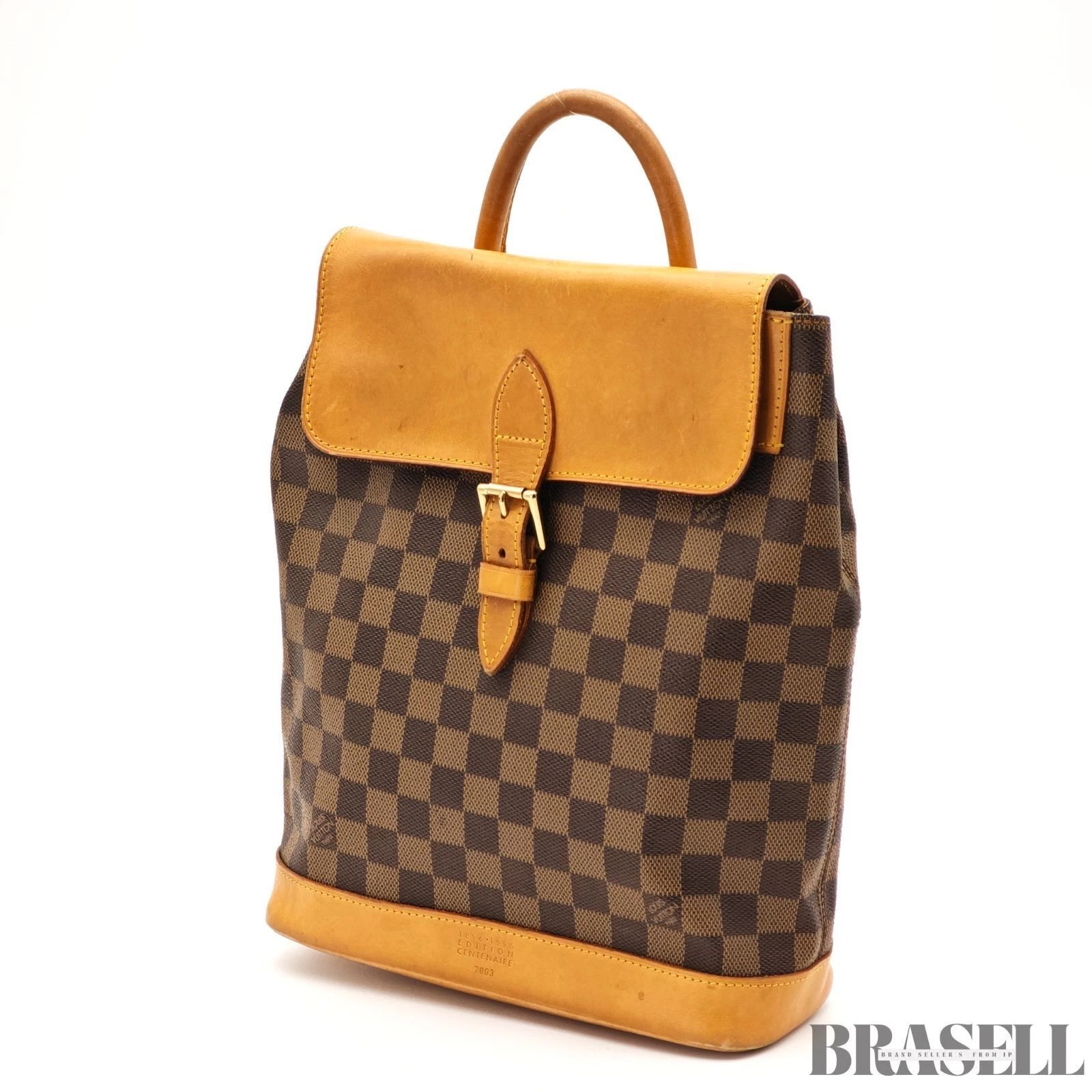 Vuitton — LOUIS VUITTON Damier Arlequin Backpack Bag Damier Canvas Brown N99038