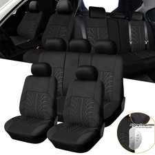 For Toyota Sedan Suv Car Seat Covers Protector Cloth Front Rear 5-seats Full Set