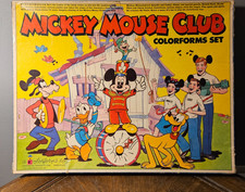 VINTAGE MICKEY MOUSE COLORFORMS SET 2353 - Incomplete AS IS