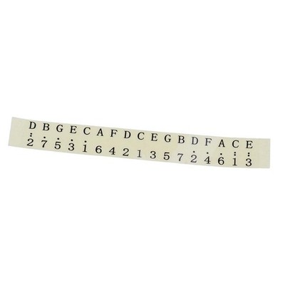 Musical Scale Aufkleber Key Sticker für Kalimba Daumen Klavier Finger Percussion