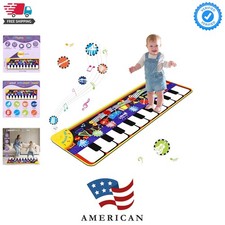 Musical Piano Mat for Toddlers - 28 Music Sounds Floor Piano Keyboard Dance P...