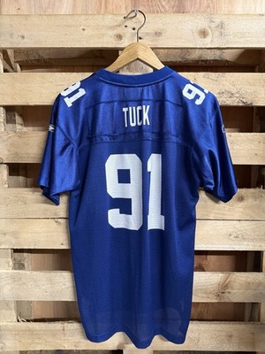 Jugend NFL Reebok New York Giants #91 Tuck Trikot blau Gr. XL 18/20
