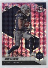 2021 Panini Mosaic Rookies Pink Camo Mosaic Prizm Simi Fehoko #341 fm0