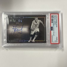 2015-2016 Panini Noir Nikola Jokic Autograph Black And White RC /5 PSA 5 POP 1