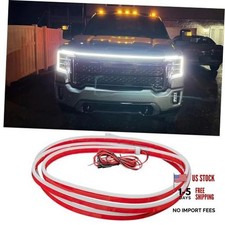 94.5 Inch Car Hood Light Strip, White Exterior White - 94.5 Inch - White Light