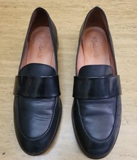 Madewell Elin Loafers Women's 7.5 Black Leather Slip-On Flats E0208
