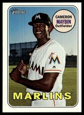 2018 Topps Heritage Cameron Maybin Miami Marlins #628