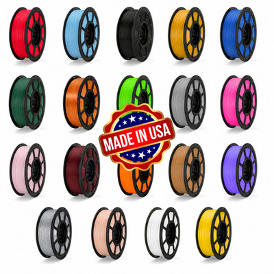 Dancyn 3D - PLA Basic 3D Print Filament - Made in the USA - 1.75mm +/- .02mm