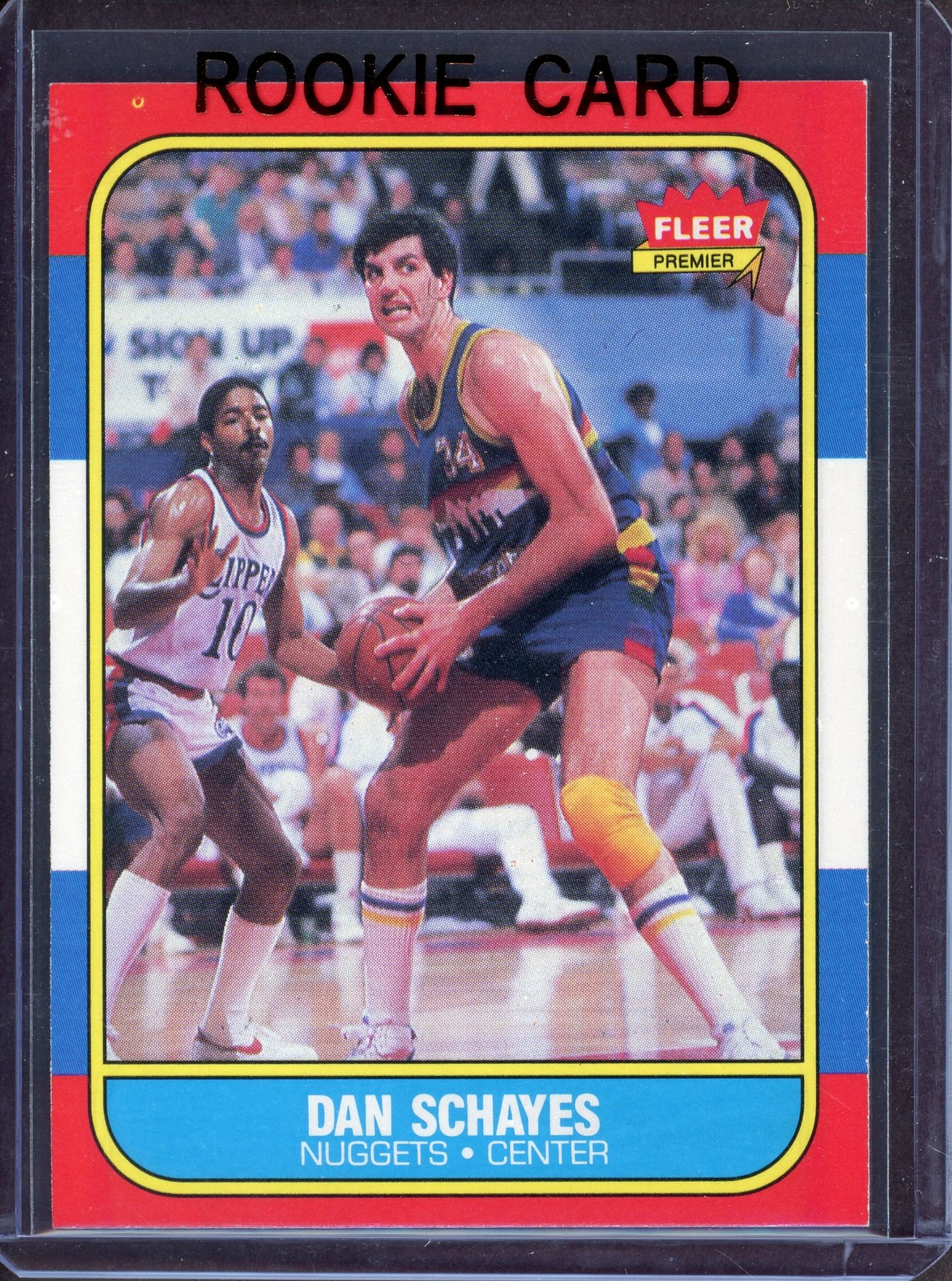 1986-87 Fleer Basketball #98 Danny Schayes RC Rookie ~ Grade: Mint (B377)