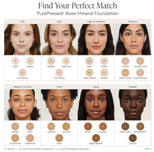 TESTER full size Jane Iredale PurePressed Base Mineral Foundation, Bisque