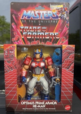 Masters Of The Universe Transformers Optimus Prime Armor He-Man Figure Motu Moc