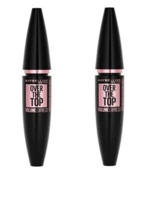 Maybelline Volume Express Over The Top Wimperntusche - 01 schwarz x 2 