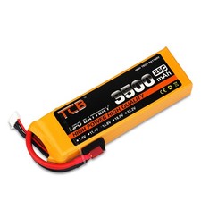 25C High Discharge Rate LiPo Battery 7.4V to 22.2V for Drones & Model Aircraft