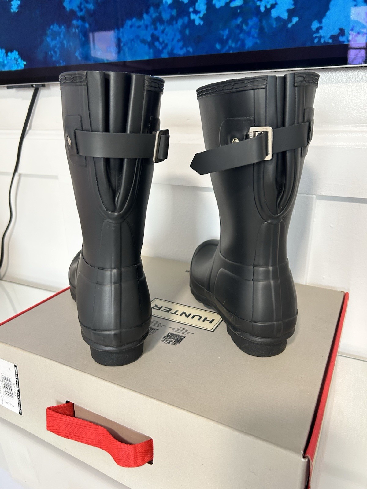 Hunter Original Back Adjustable Short Waterproof … - image 6