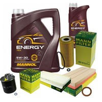 Mann Inspektionspaket 6L Mannol Energy 5W-30 FüR Mercedes W169 A 180 CDI W245 B