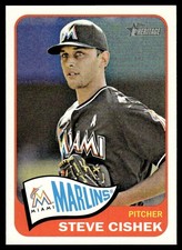 Steve Cishek 2014 Topps Heritage #212 Miami Marlins 27127 Baseball Card