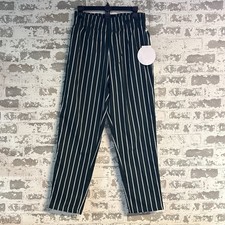 NEW - Cookman Chef s Pants Dark Green Stripe - Size Medium