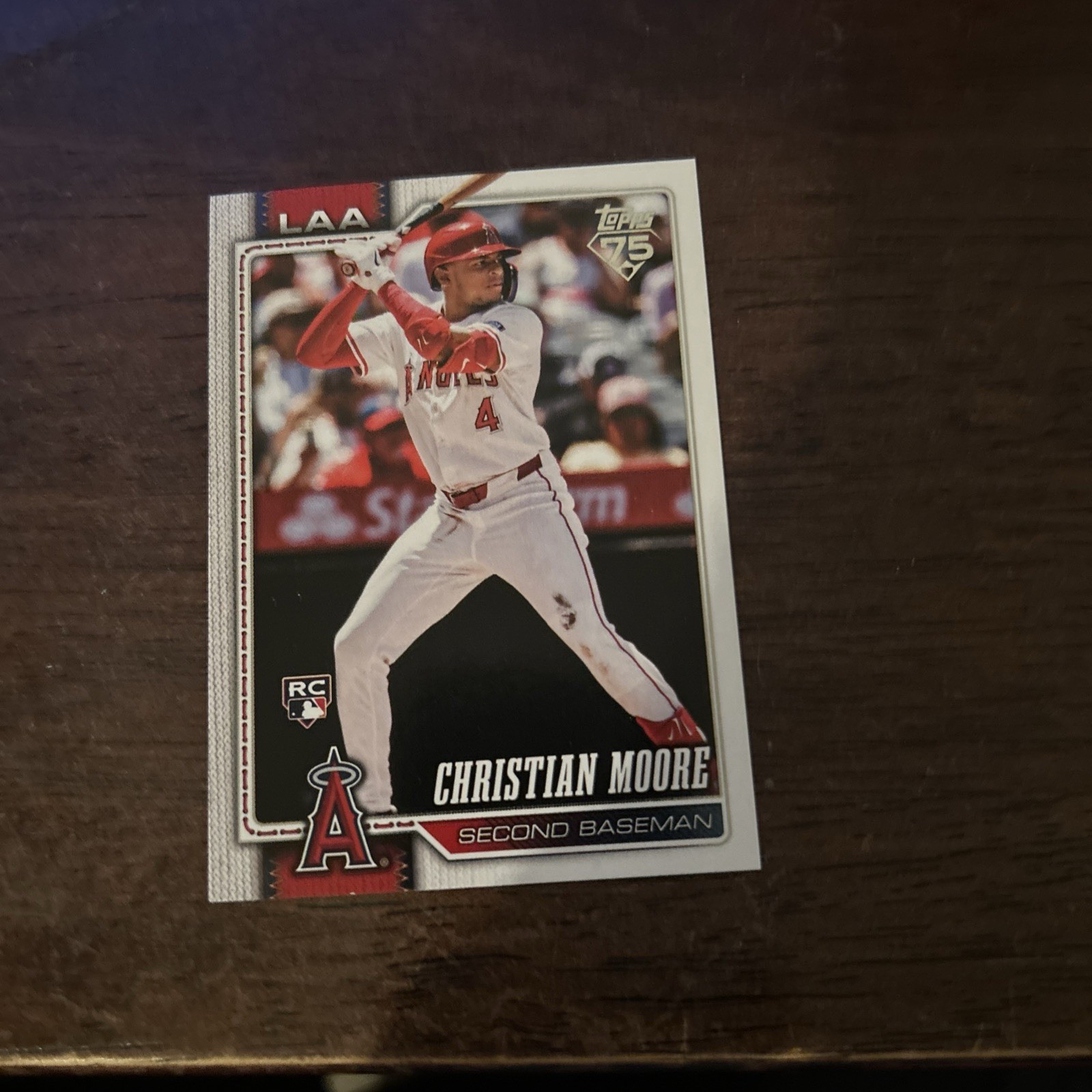 2026 Topps Series 1 #147 Christian Moore - Los Angeles Angels RC