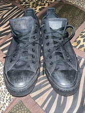 Converse Chuck Taylor All Star Ox Unisex- All Black- M 11.5 W 13.5 M5039