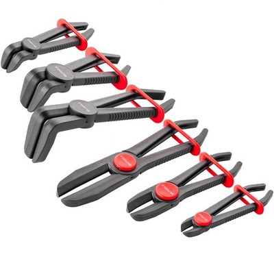 BILITOOLS Hose Pinch Off Pliers Set 6-Piece 90° Angled & Straight Durable