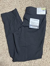 Haggar H26 Men's Stretch Slim Fit Dress Pants Size 30x30