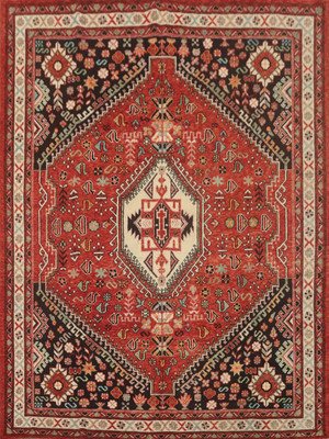 Vintage tribal rug 約80cm×80cmウール トライバル Vintage tribal rug