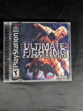 Ultimate Fighting Championship Sony PlayStation 1 Crave Manual Included