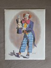 Lot 2 NEW Arthur Sarnoff Signed 1995 Prints Clown Rabbit In Hat & In Love Teddy — photo 4