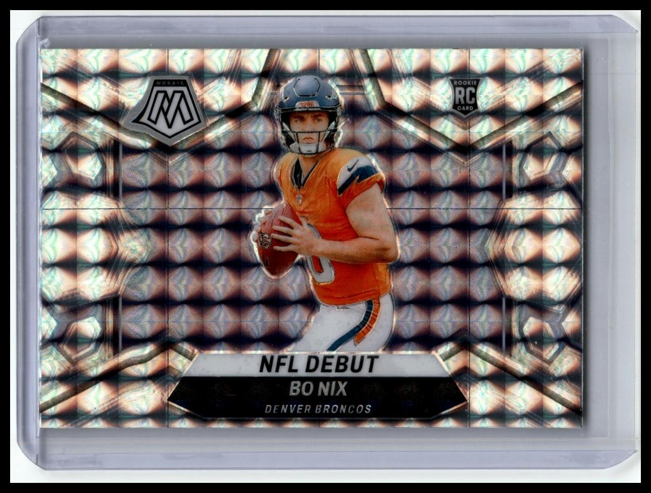 2024 Panini Mosaic #271 Bo Nix Silver