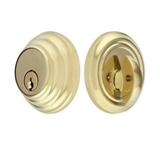 EMTEK 8455 Titanium Low Profile Single Cylinder Deadbolt incl. 2-3/8  2-3/4 BS