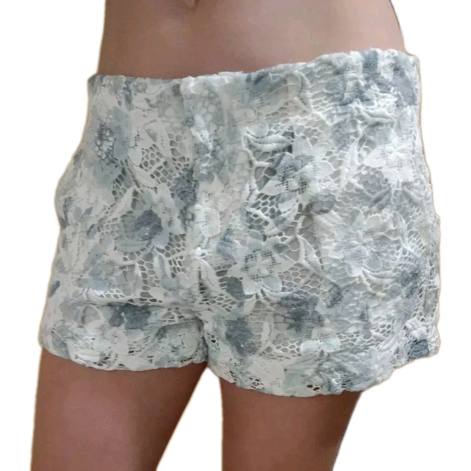 Joie шикарный и уникальный S/6 полностью с подкладкой кружева, синий и белый шорты - Изображение 4 из 4