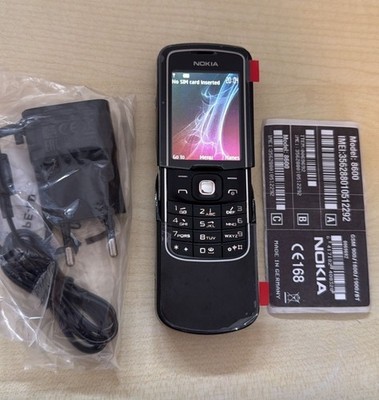 Original Nokia 8600 Luna Schwarz ohne Simlock Neu Geprüft Händler Garantie