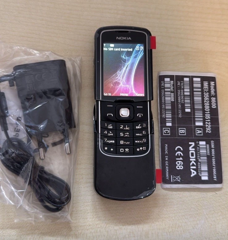 Original Nokia 8600 Luna Schwarz ohne Simlock Neu Geprüft Händler Garantie Handy - Bild 2 von 4