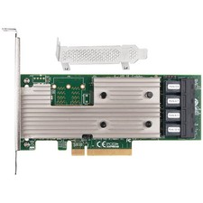 SAS HBA Card Compatible with LSI 9305-16i IT Mode PCIe SATA Expansion Card