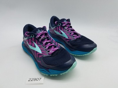 Brooks Caldera 2 Women's Size 8 B (Medium) Trail Running Shoes Navy Plum